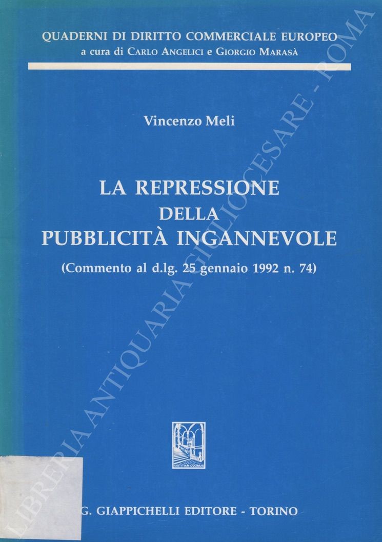 La repressione della pubblicità ingannevole