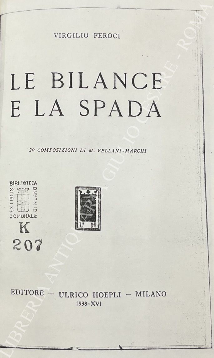 Le bilance e la spada