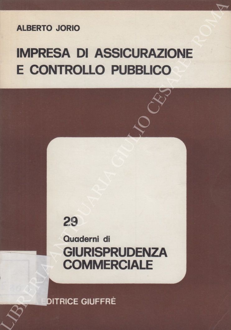 Impresa di assicurazione e controllo pubblico