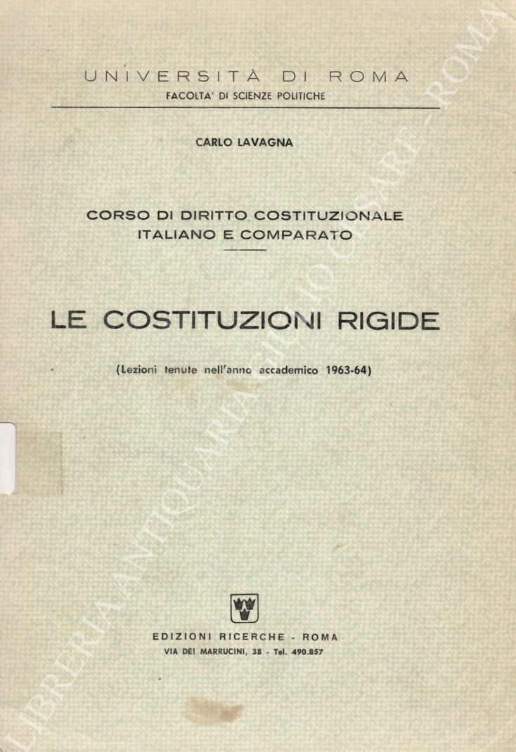 Corso di diritto costituzionale italiano