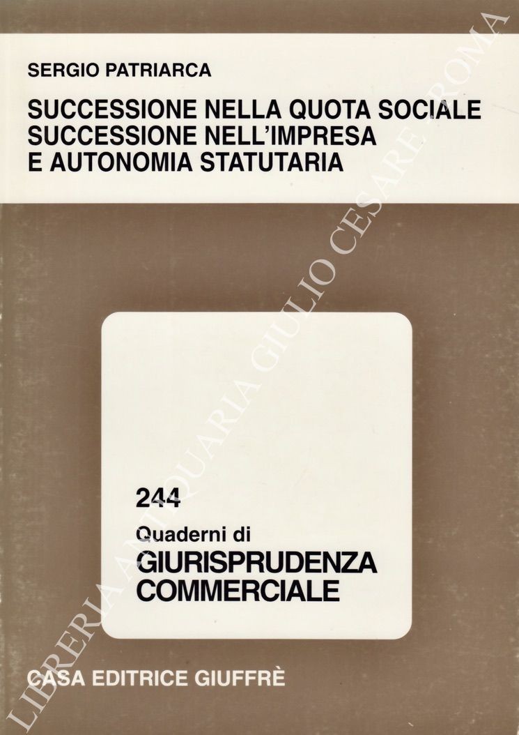 Successione nella quota sociale