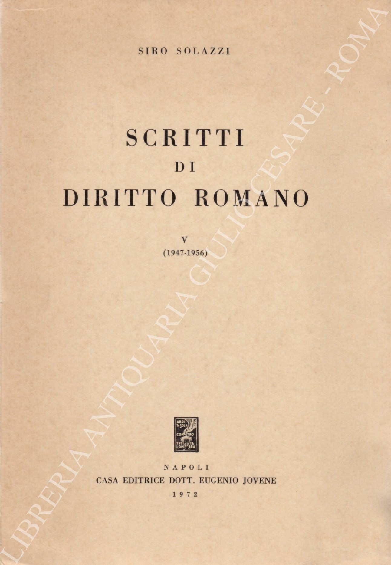 Scritti di diritto romano