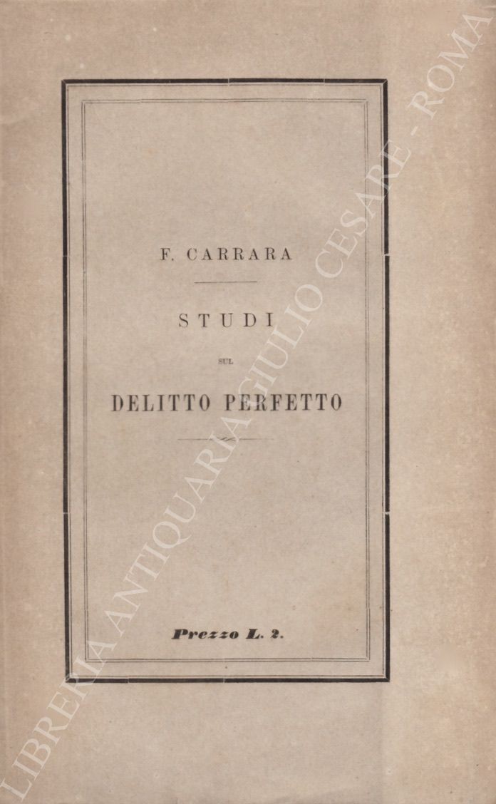 Studi sul delitto perfetto