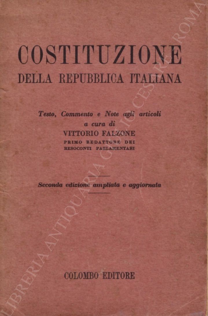 Costituzione della Repubblica Italiana