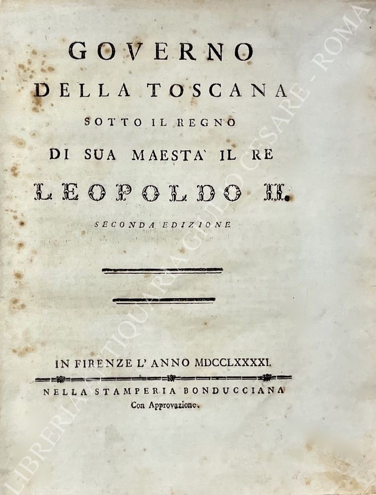 Governo della toscana