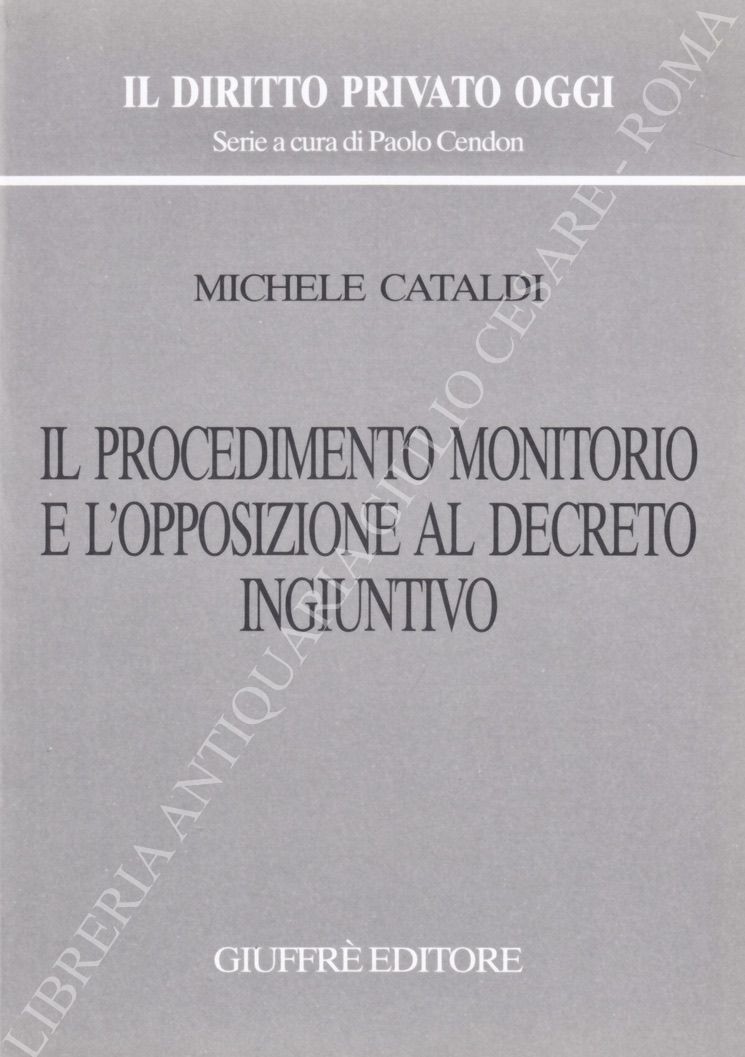 Il procedimento monitorio e l'opposizione