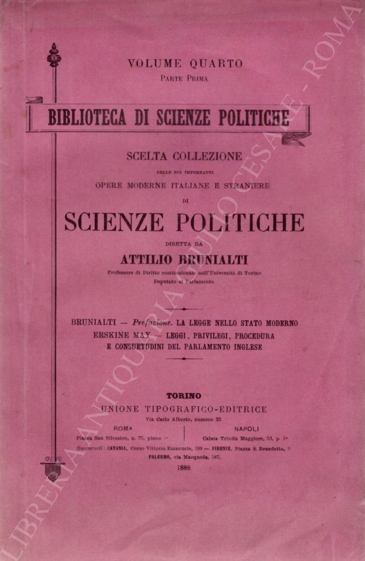Leggi, privilegi, procedura e consuetudini del Parlamento inglese