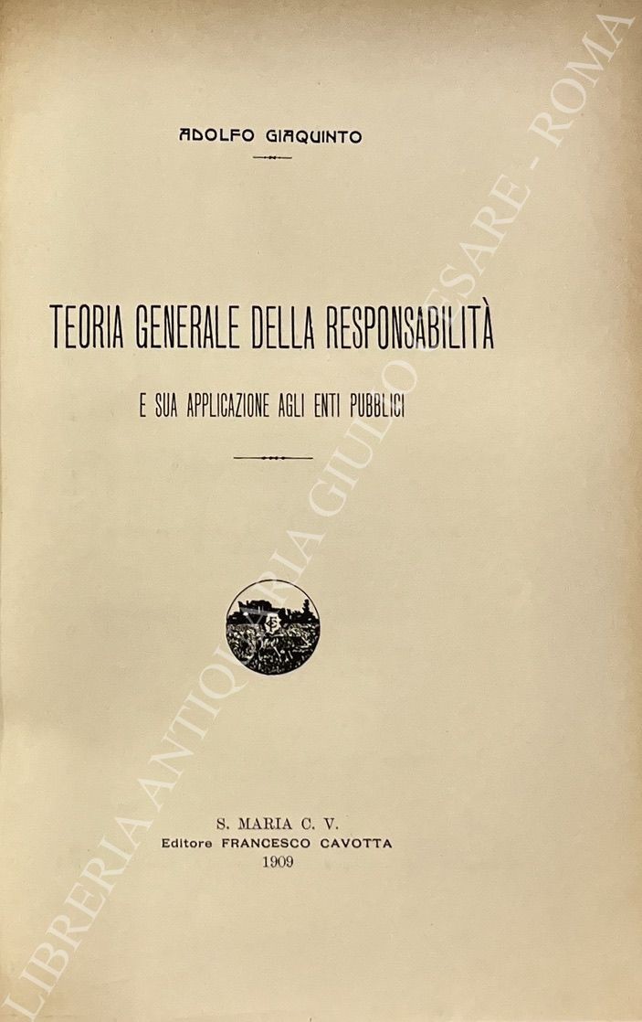 Teoria generale della responsabilità