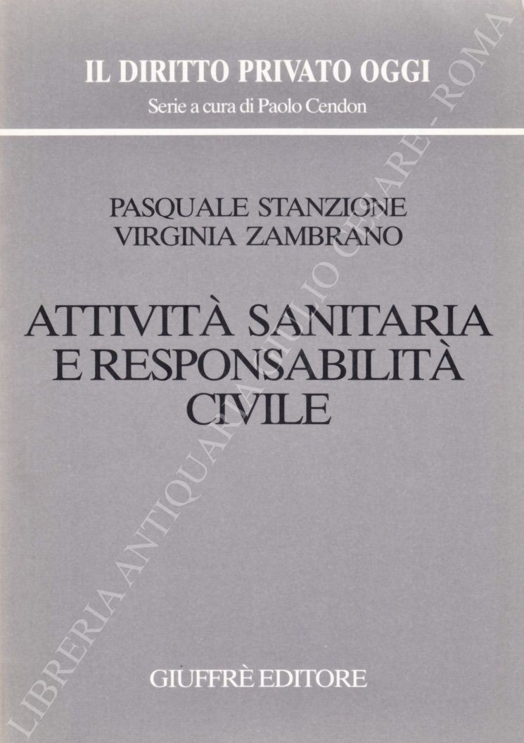 Attività sanitaria e responsabilità civile