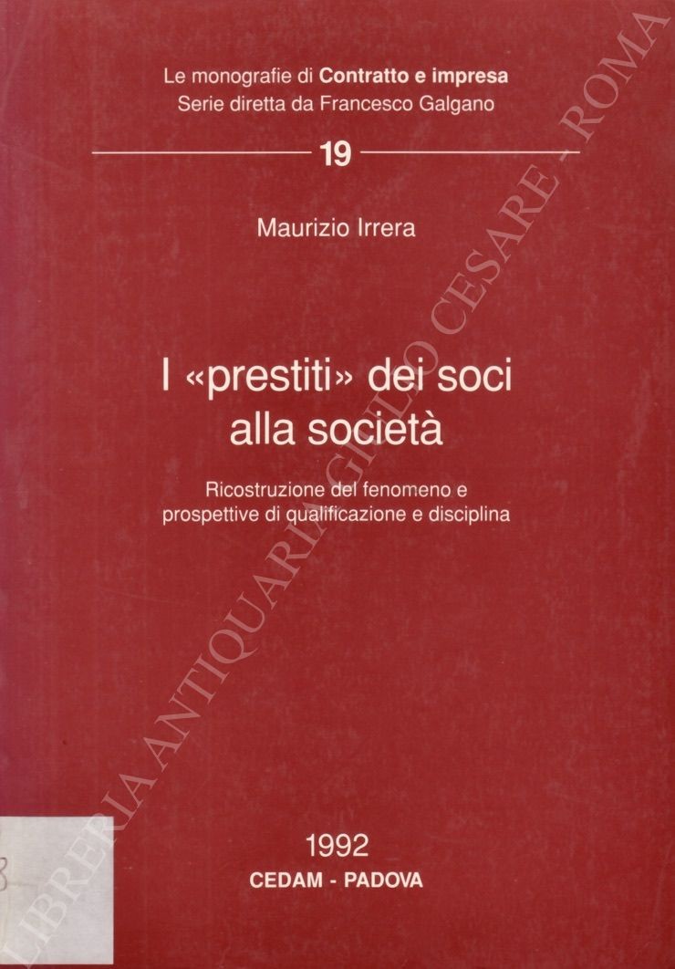 I prestiti dei soci alla società