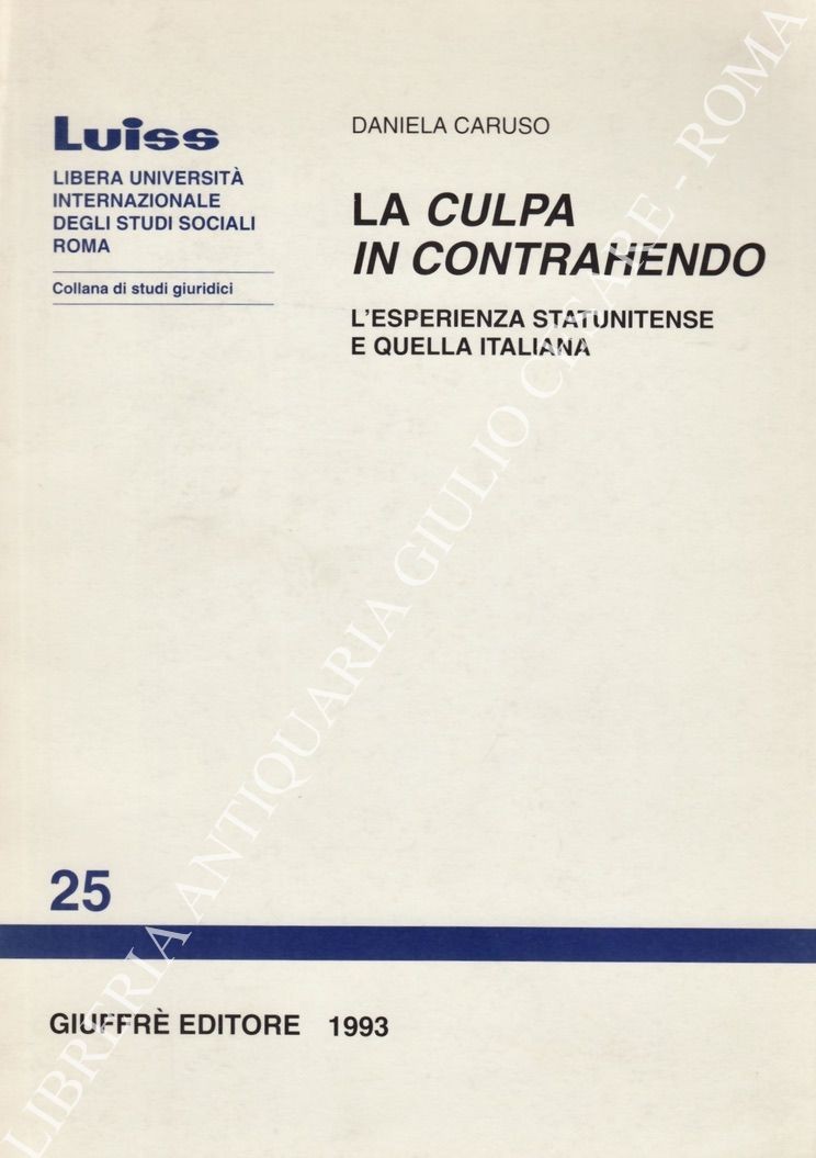 La culpa in contrahendo