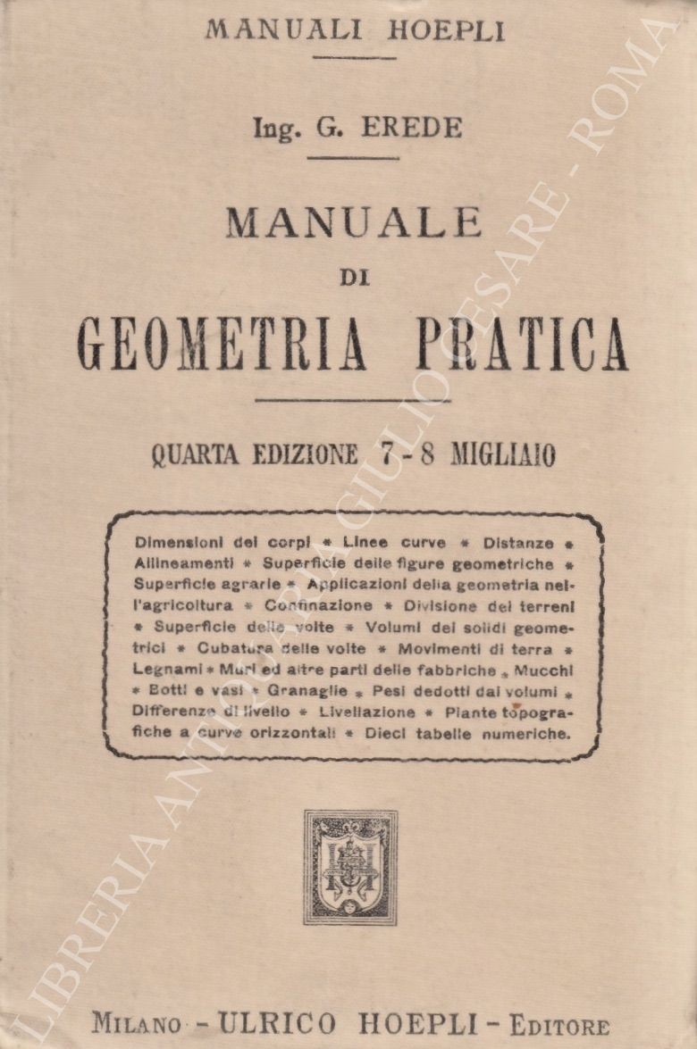 Manuale di geometria pratica