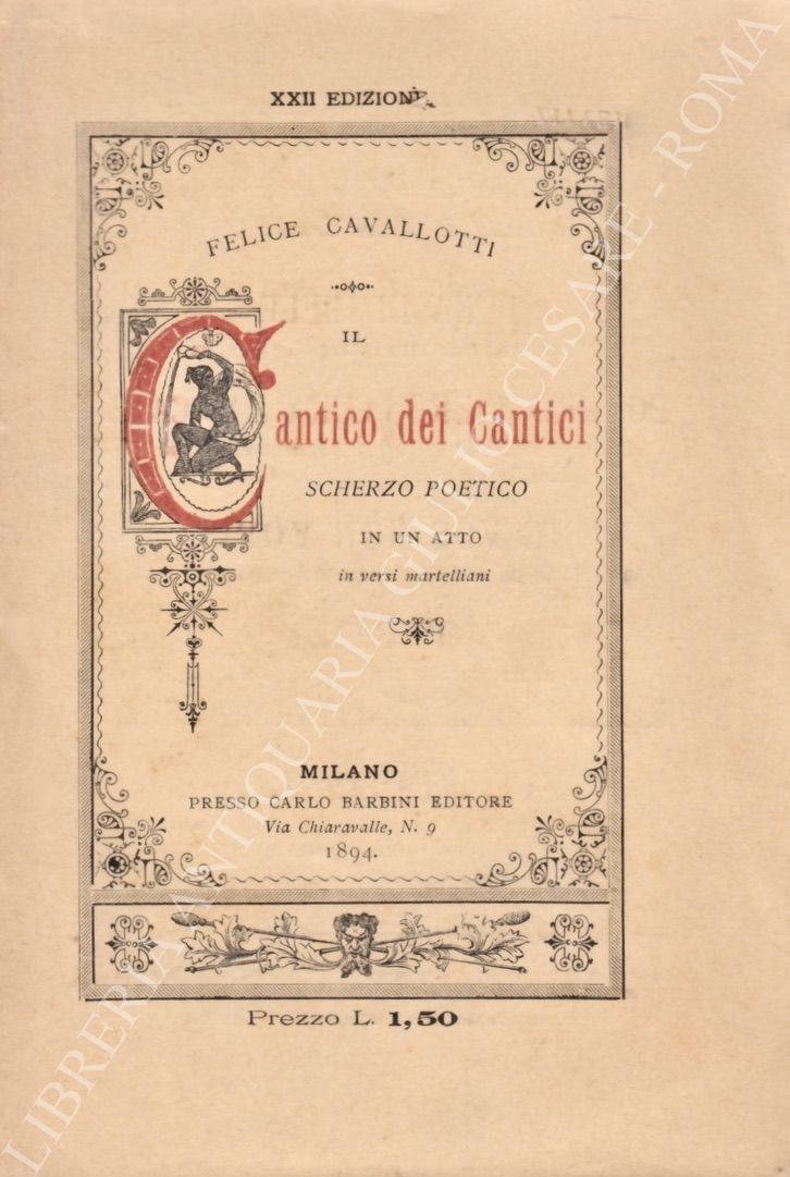 Il Cantico dei Cantici