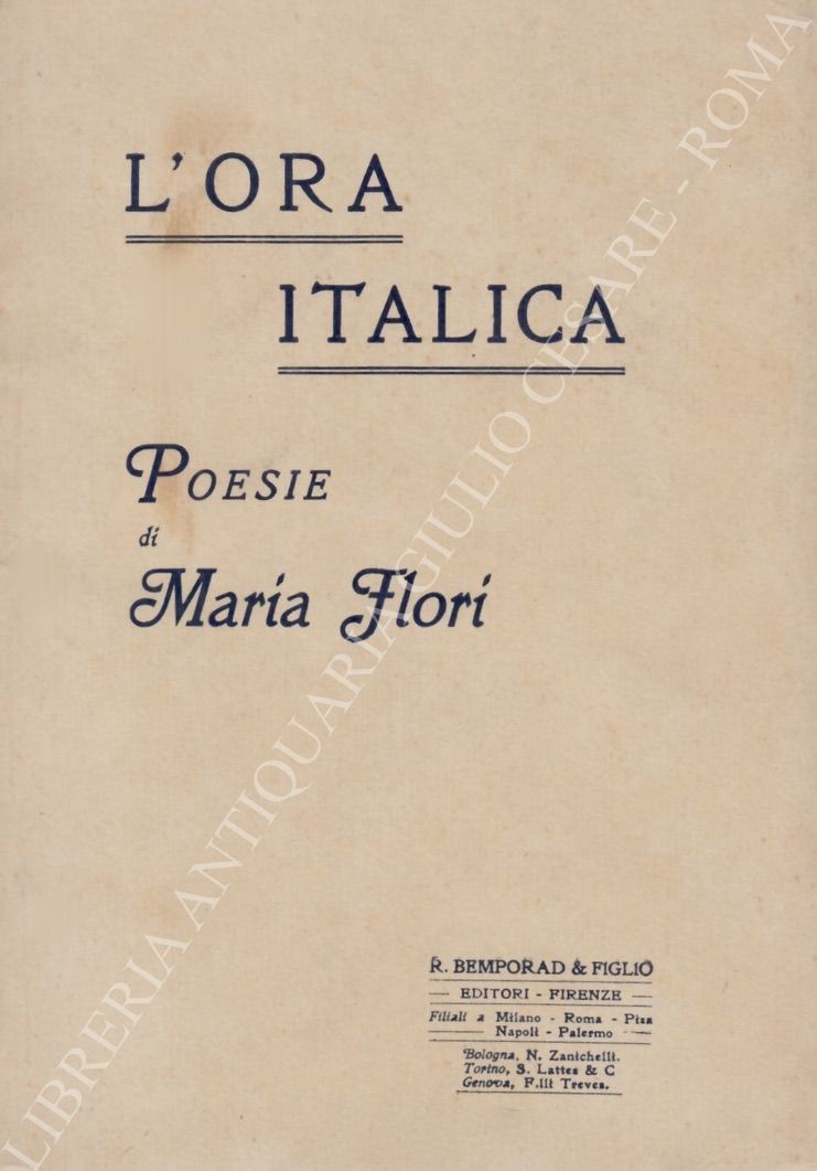 L'ora italica. Poesie
