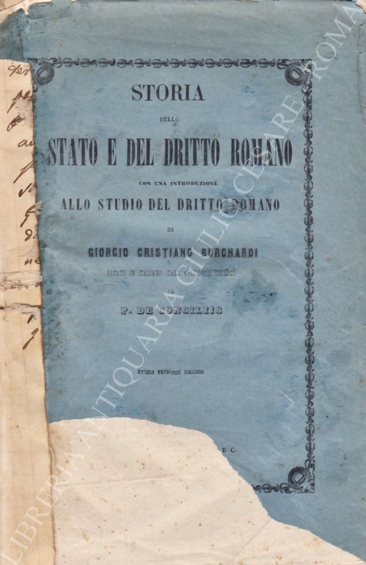 Storia dello Stato e del dritto romano