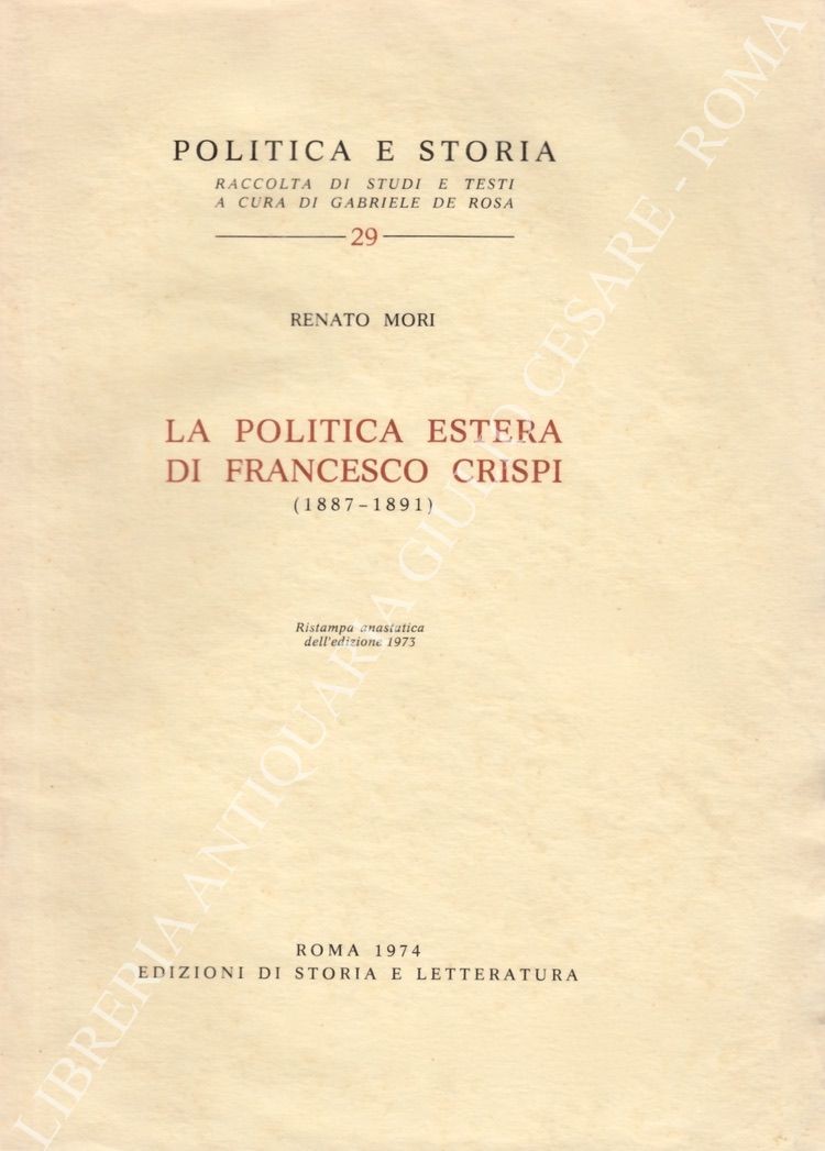 La politica estera di Francesco Crispi