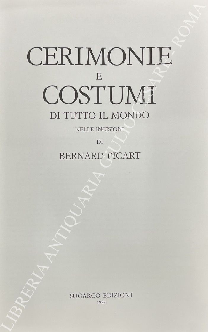 Cerimonie e costumi di tutto il mondo