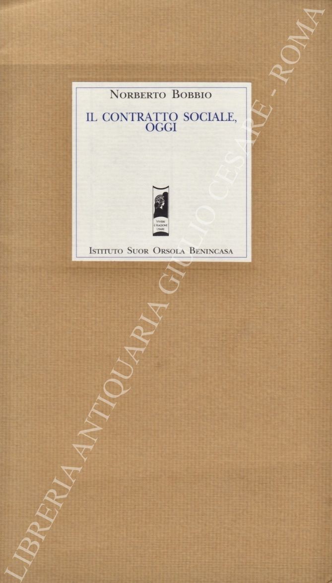 Il contratto sociale, oggi