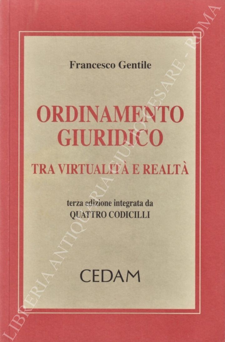 Ordinamento giuridico tra virtualità e realtà