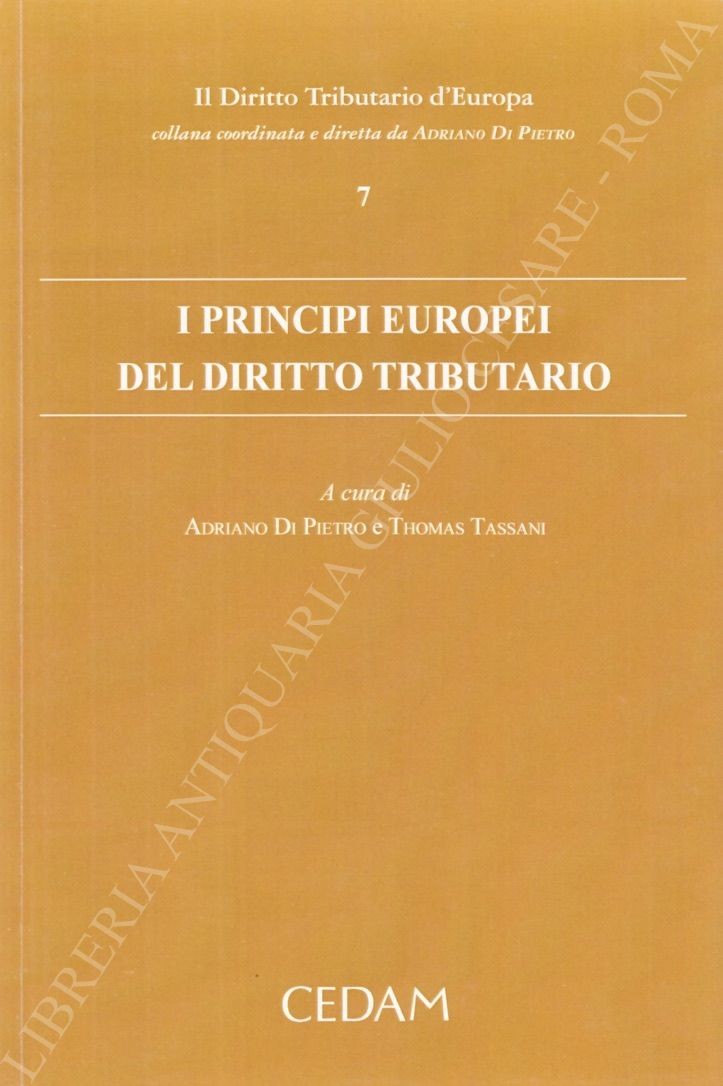I principi europei del diritto tributario