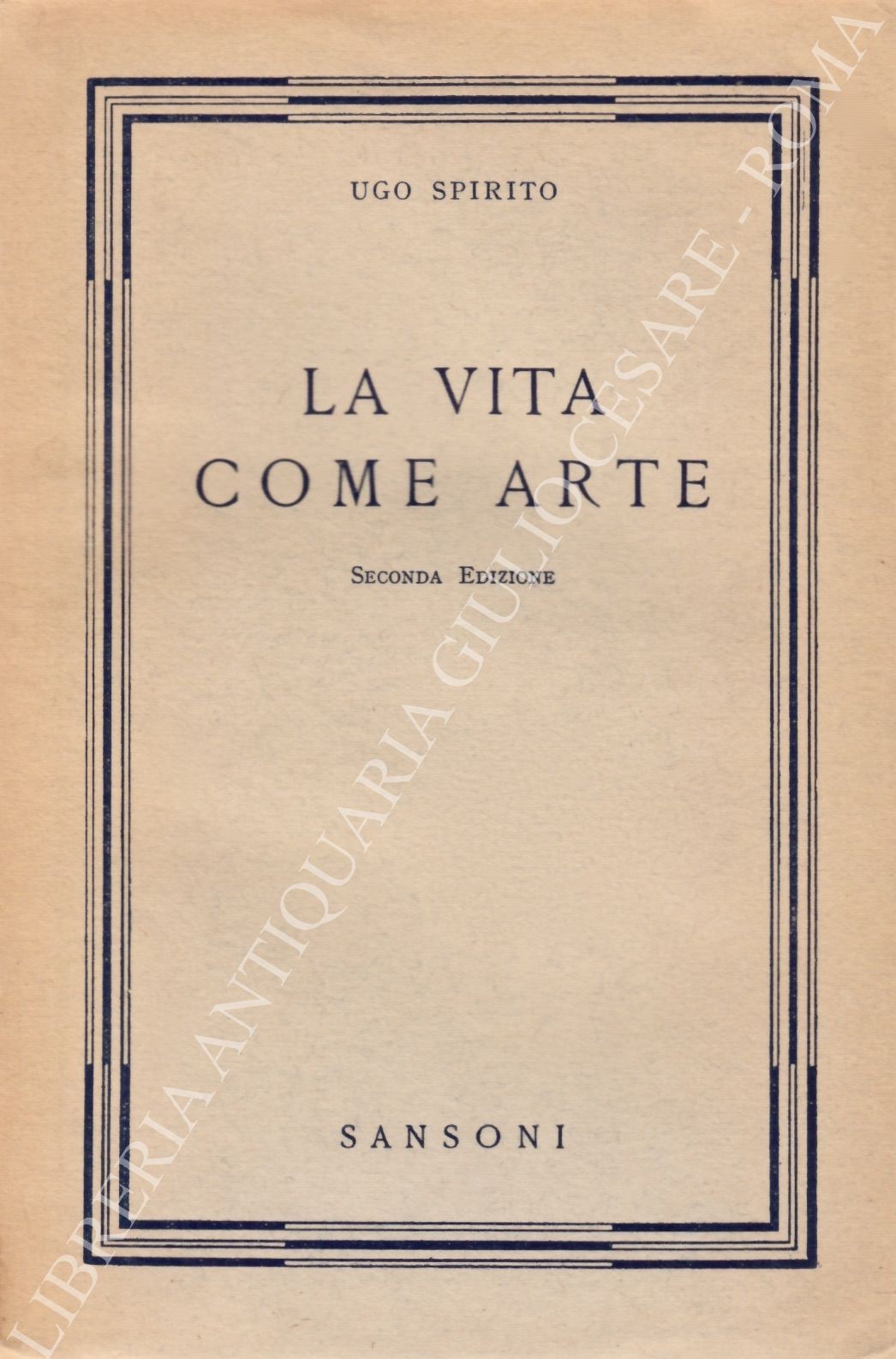 La vita come arte