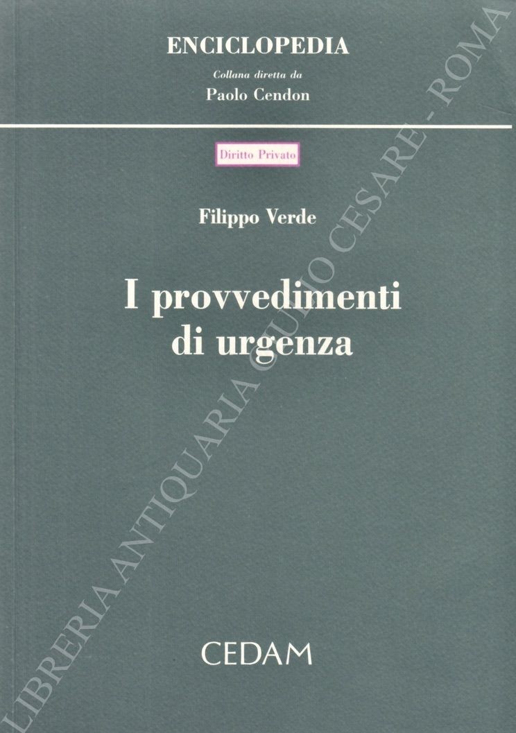 I provvedimenti di urgenza