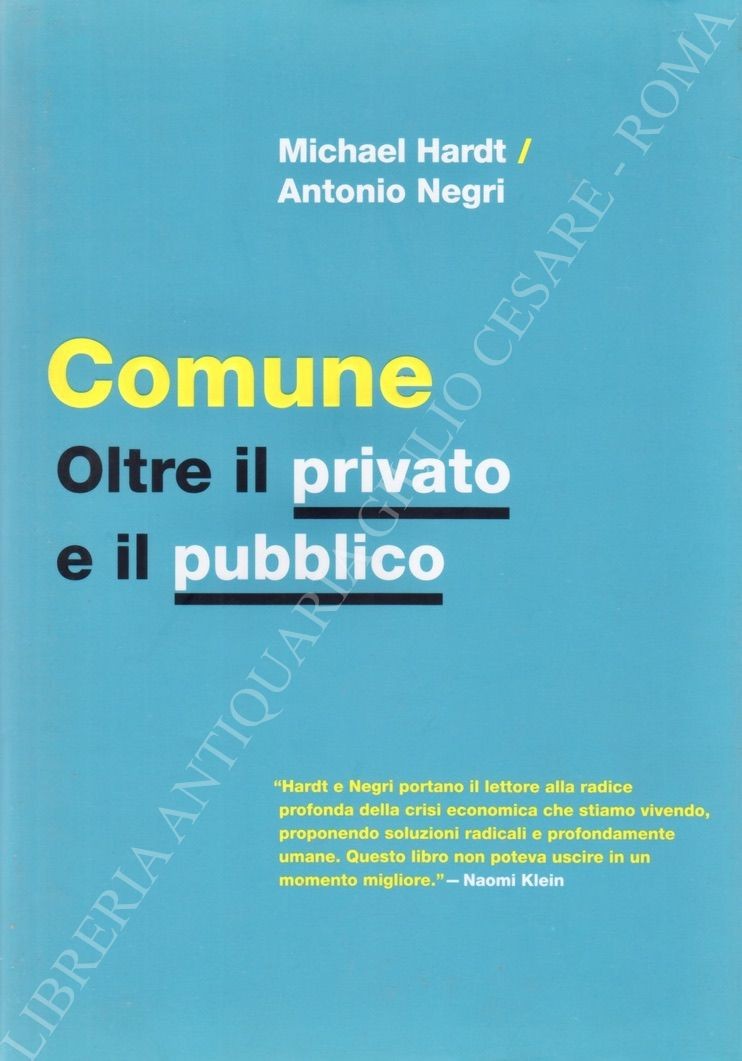 Comune. Oltre il privato e il pubblico