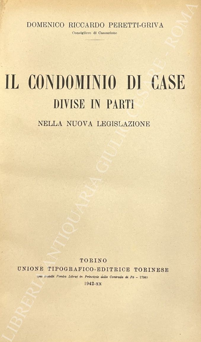 Il condominio di case divise in parti nella nuova legislazione