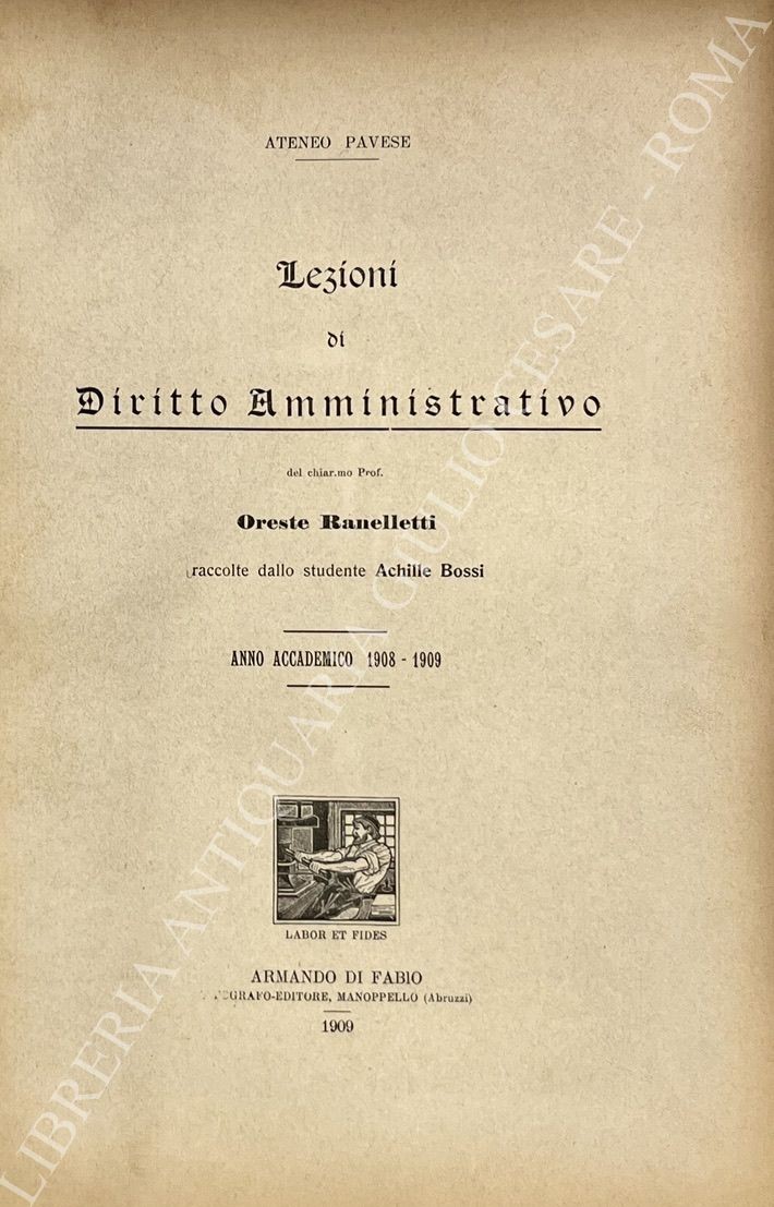Lezioni di diritto amministrativo