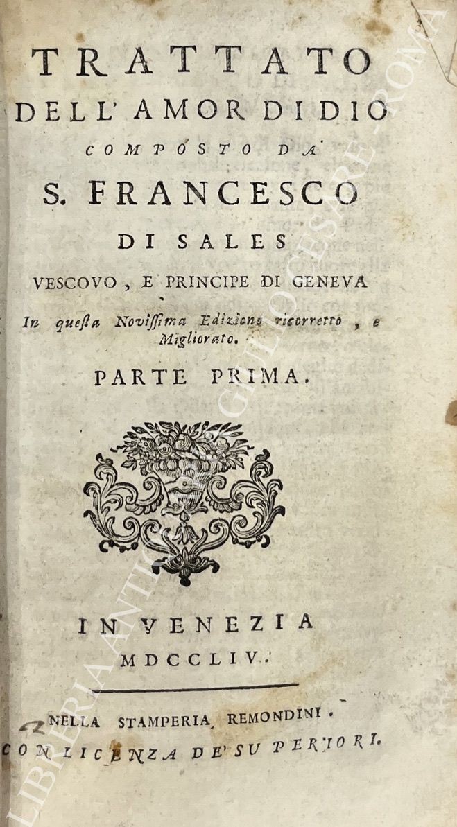 Trattato dell'amor di Dio