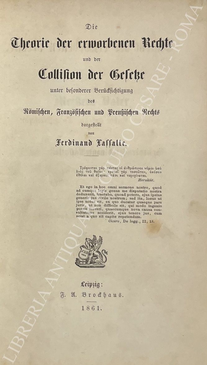 Die theorie der erworbenen Rechte