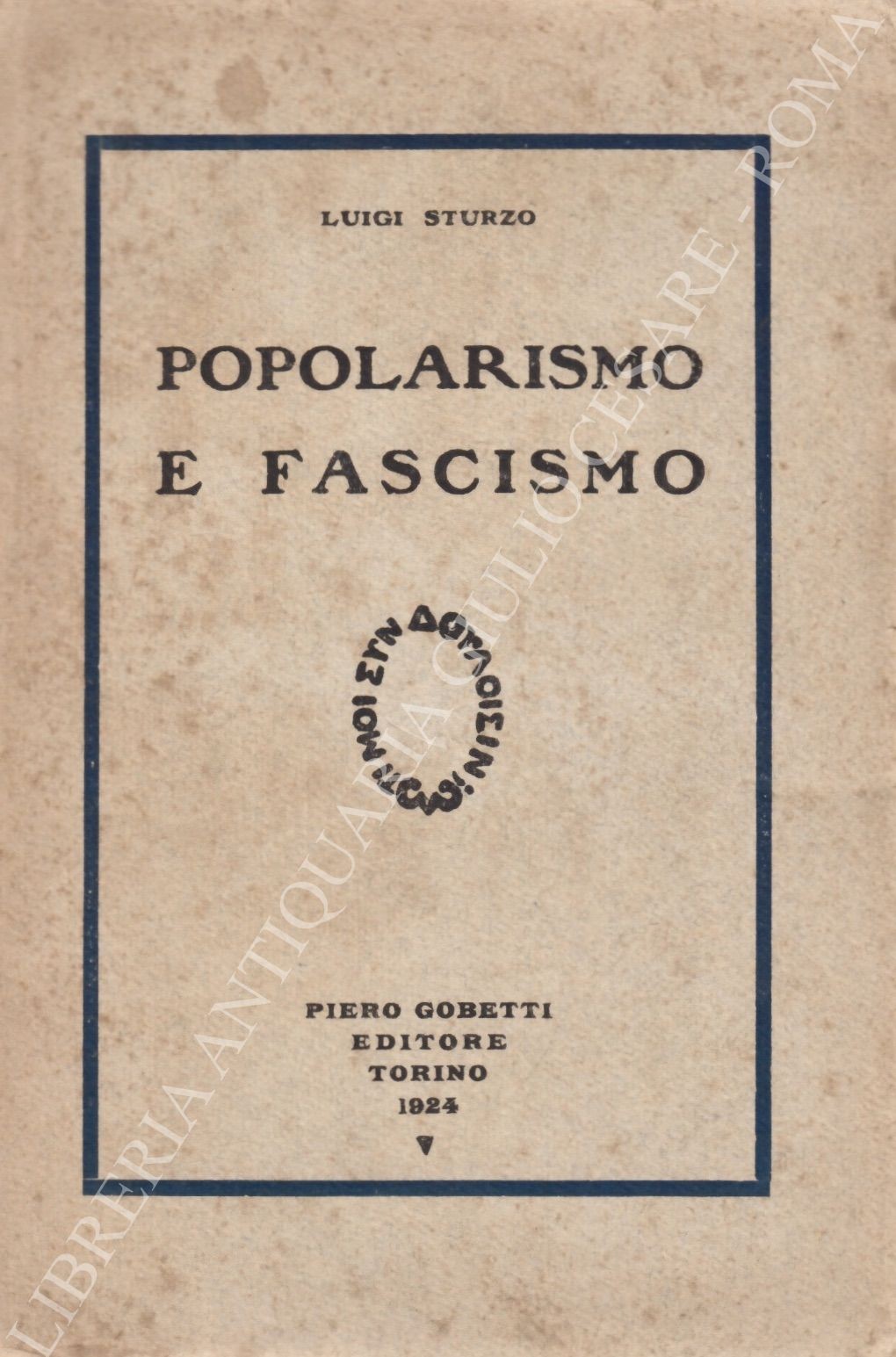 Popolarismo e fascismo