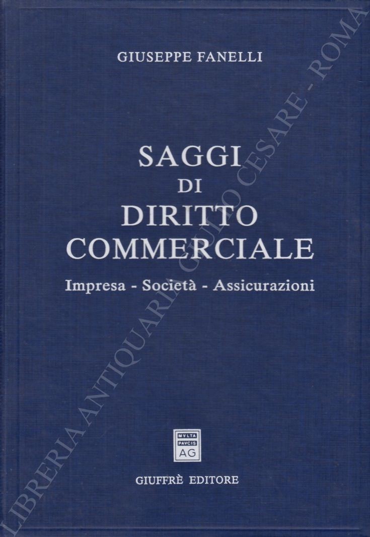 Saggi di diritto commerciale