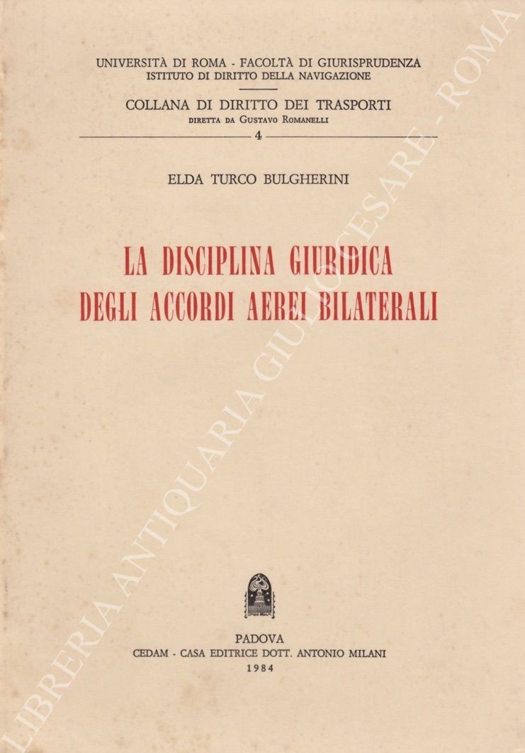 La disciplina giuridica degli accordi aerei bilaterali