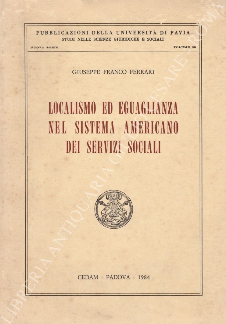 Localismo ed eguaglianza nel sistema americano dei servizi sociali