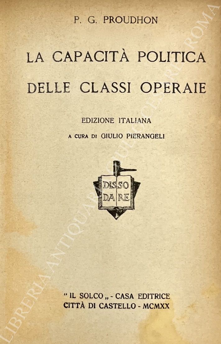 La capacità politica delle classi operaie