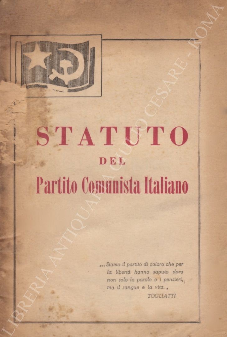 Statuto del Partito Comunista Italiano