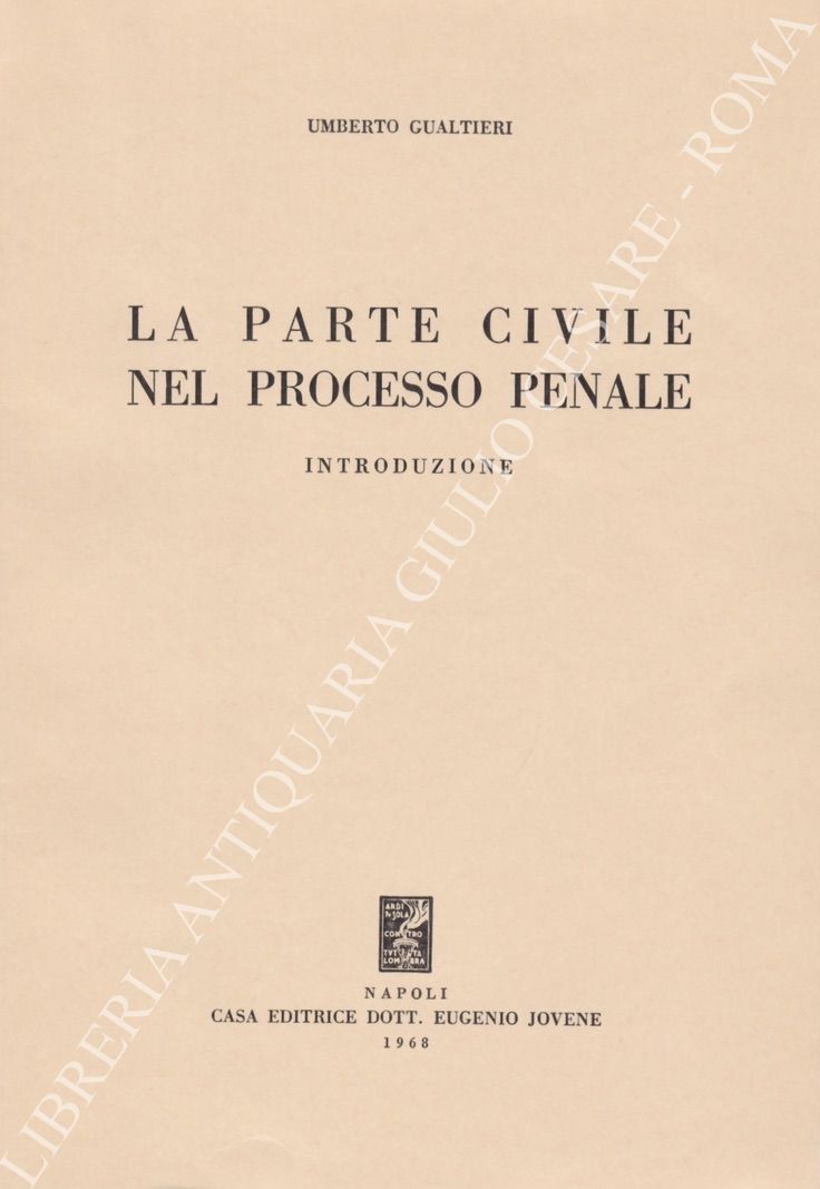 La parte civile nel processo penale