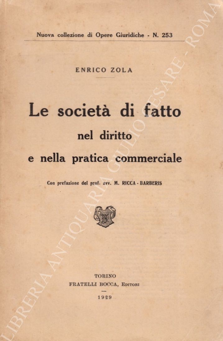 Le società di fatto nel diritto e nella pratica commerciale