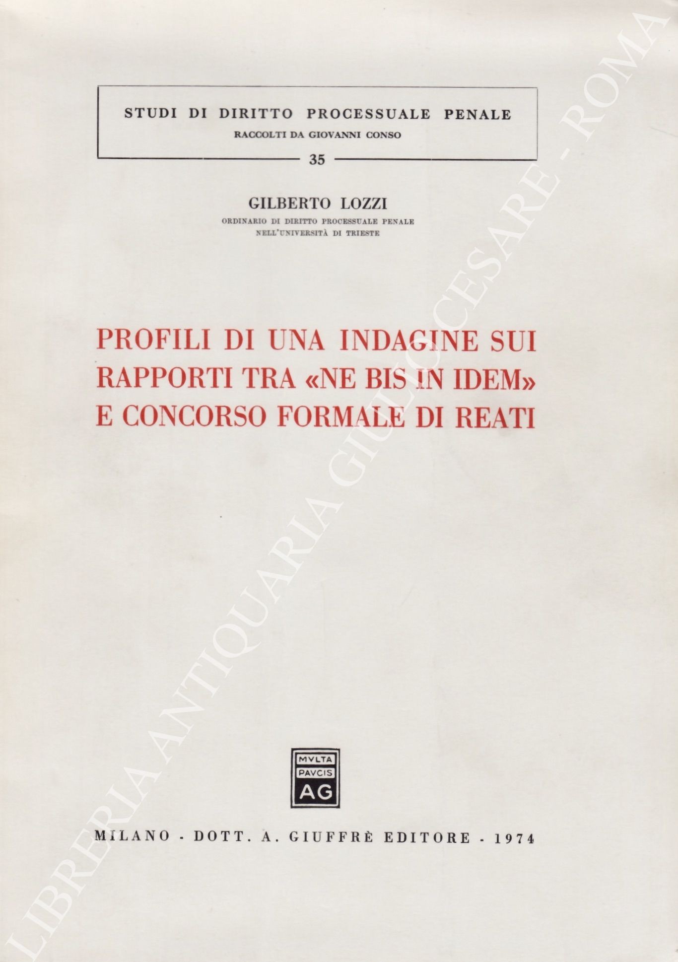 Profili di una indagine sui rapporti 