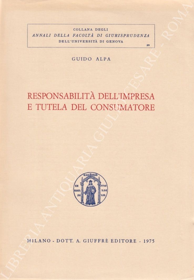 Responsabilità dell'impresa e tutela del consumatore