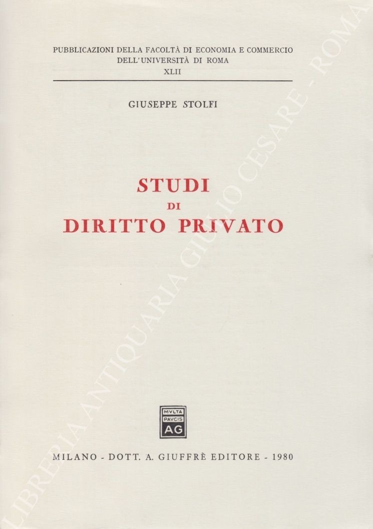 Studi di diritto privato