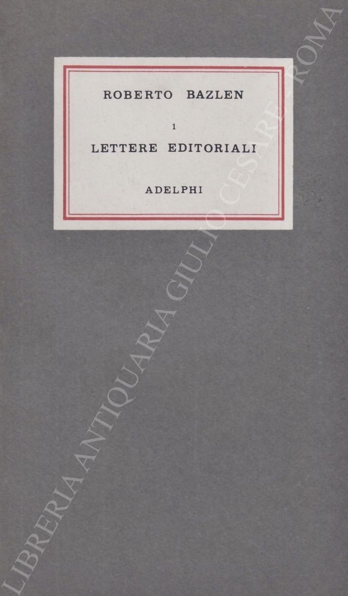 Lettere editoriali