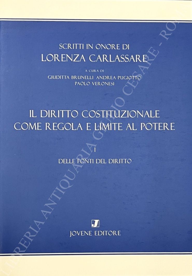 Studi in onore di Lorenza Carlassare
