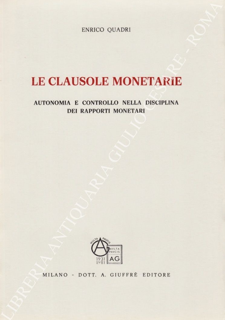 Le clausole monetarie