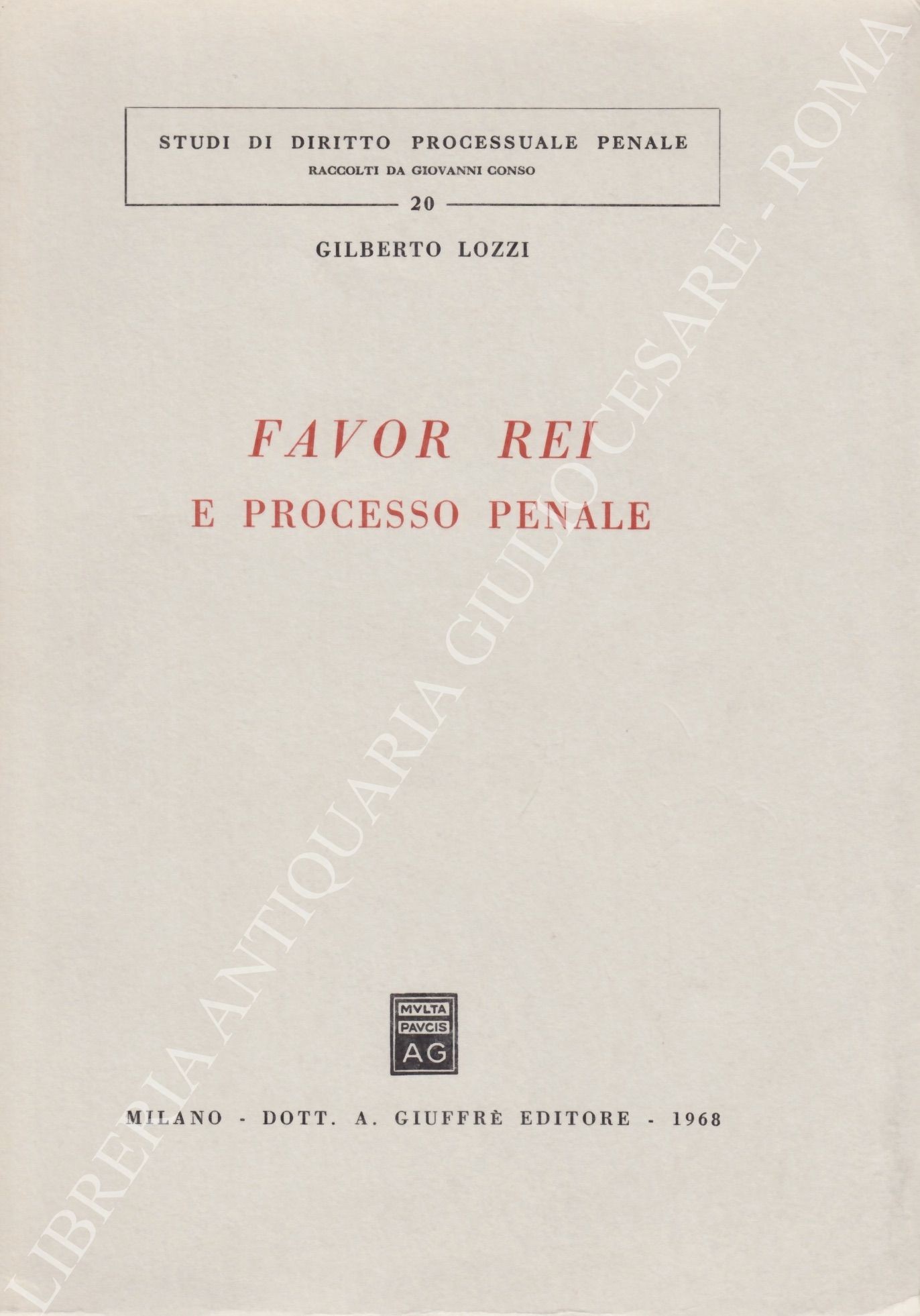 Favor rei e processo penale