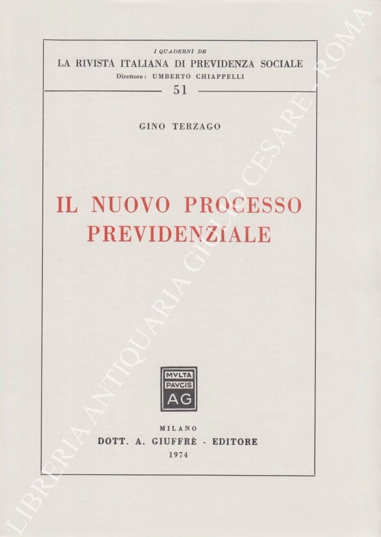 Il nuovo processo previdenziale