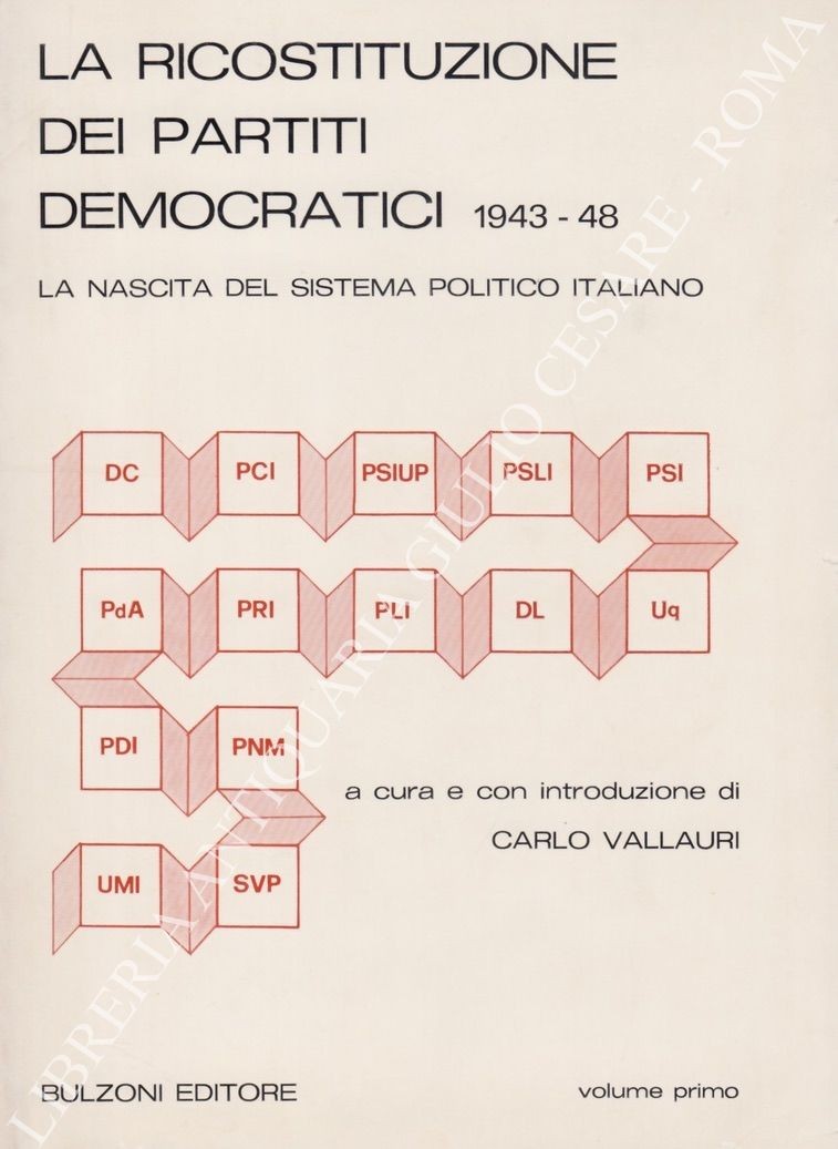 La ricostituzione dei partiti democratici 1943 - 48