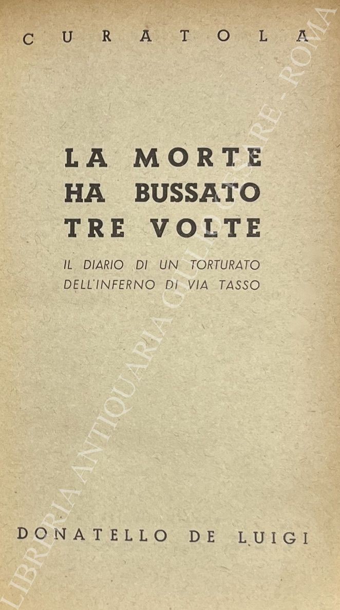 La morte ha bussato tre volte