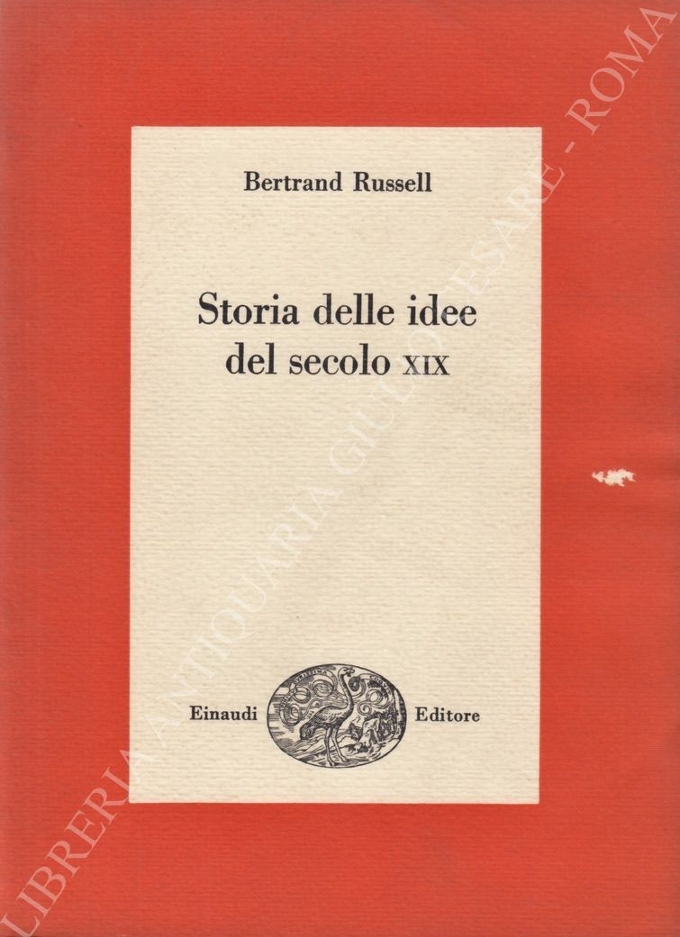 Storia delle idee del secolo XIX